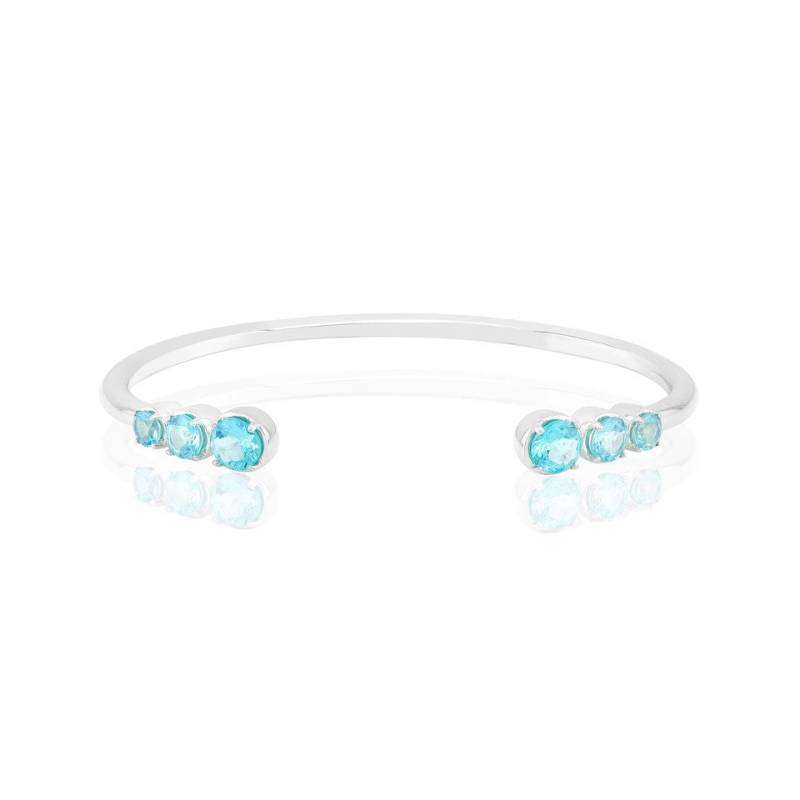 Cavill Silberarmband Cavill Sterlingsilber Armreif mit 2,62 ct blauen Apatiten Damen (1-tlg) von Cavill