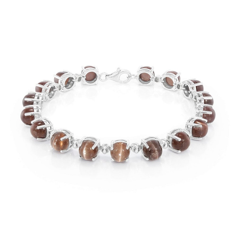 Cavill Silberarmband Cavill Silberarmband mit 26,06 ct Skapolith Katzenauge Cabochons (1-tlg) von Cavill
