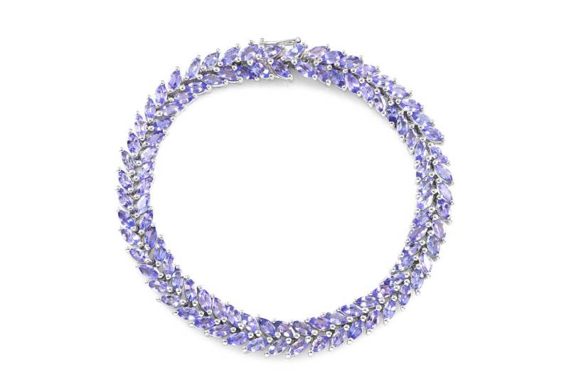 Cavill Silberarmband Cavill Tansanit Silberarmband 11,97 ct Marquise 925 Sterling 20,5cm (1-tlg) von Cavill