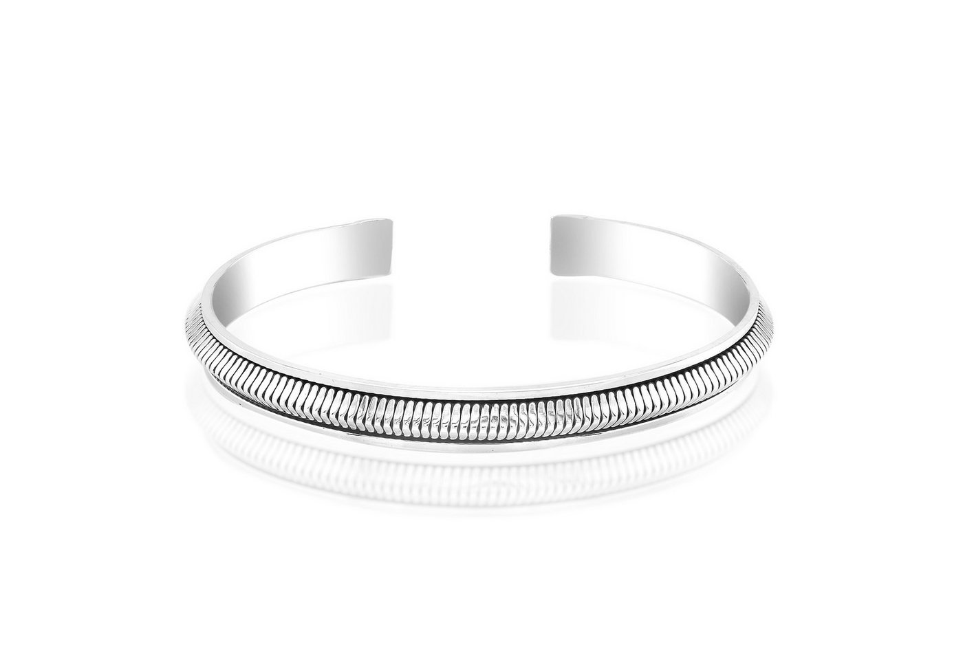 Cavill Silberarmband Cavill 925 Sterlingsilber Armreif offen, flexibler Silberschmuck Damen (1-tlg) von Cavill