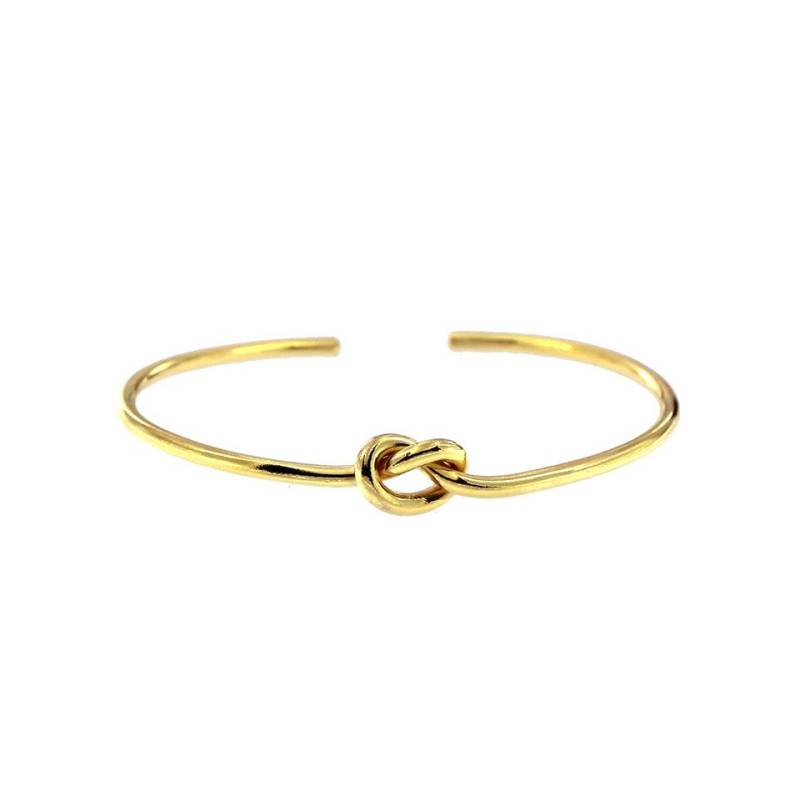 Cavill Silberarmband Cavill vergoldeter 925 Sterling Silber Armreif mit Knoten, Unisex (1-tlg) von Cavill