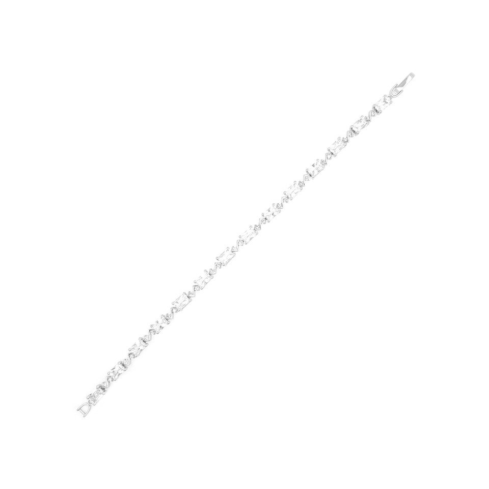 Cavill Silberarmband Cavill Armband Silber 925 mit 7,6 ct Oktagon-Danburit & Zirkon (1-tlg) von Cavill