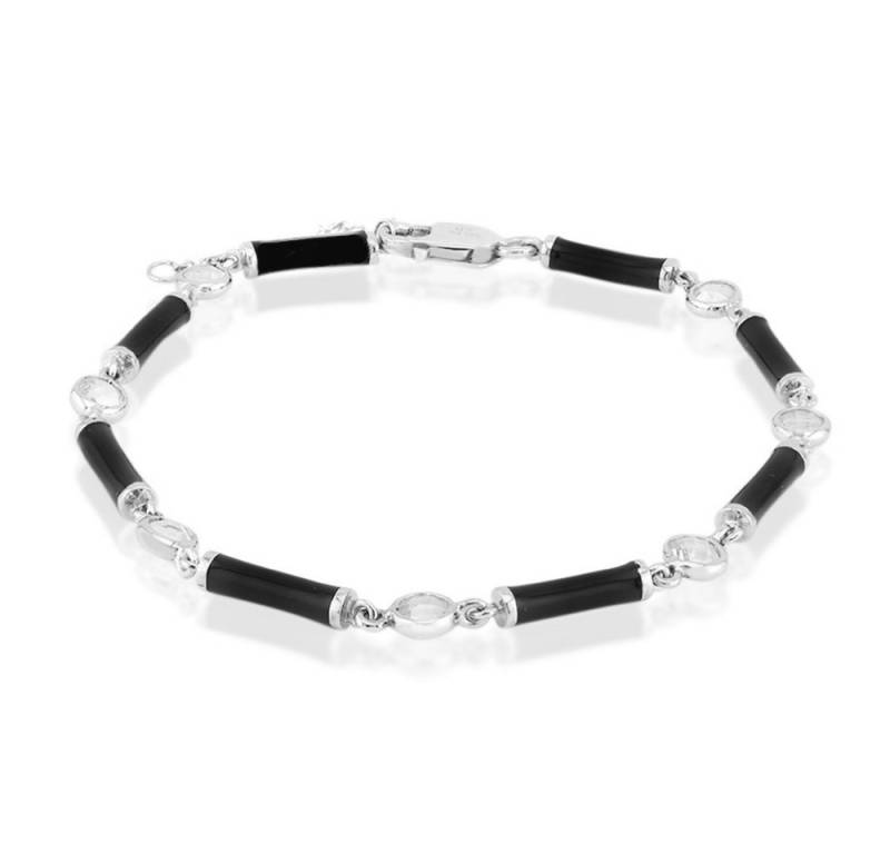Cavill Silberarmband Cavill Armband aus 925er Sterlingsilber mit 7 weißen Quarzen, 2,10 ct (1-tlg) von Cavill