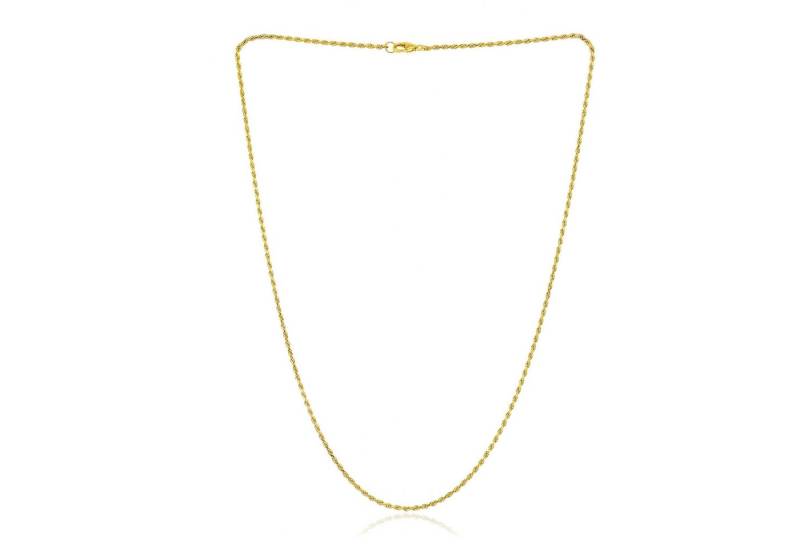 Cavill Silberkette Cavill 925 Sterling Silber Kordelkette vergoldet, 45,5 cm, goldfarben (1-tlg) von Cavill