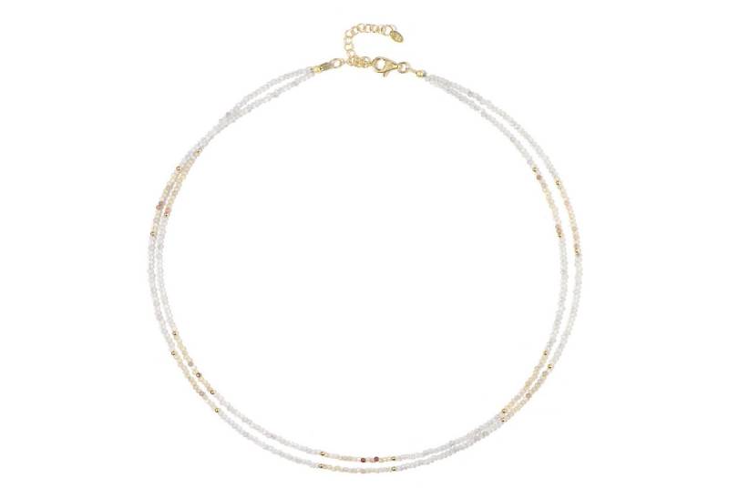 Cavill Silberkette Cavill 925 Silber Zirkon Kette Damen vergoldet, 32,02 ct weiß-gold (1-tlg) von Cavill