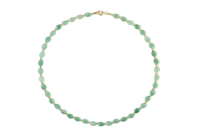 Cavill Silberkette Cavill Aventurin Kette 925er Silber vergoldet mit Hämatit, 45 cm (1-tlg) von Cavill