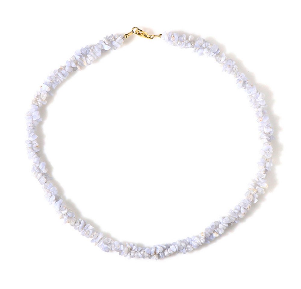 Cavill Silberkette Cavill Bandachat Kette 182,05 ct, vergoldet 925 Silber, 45 cm (1-tlg) von Cavill