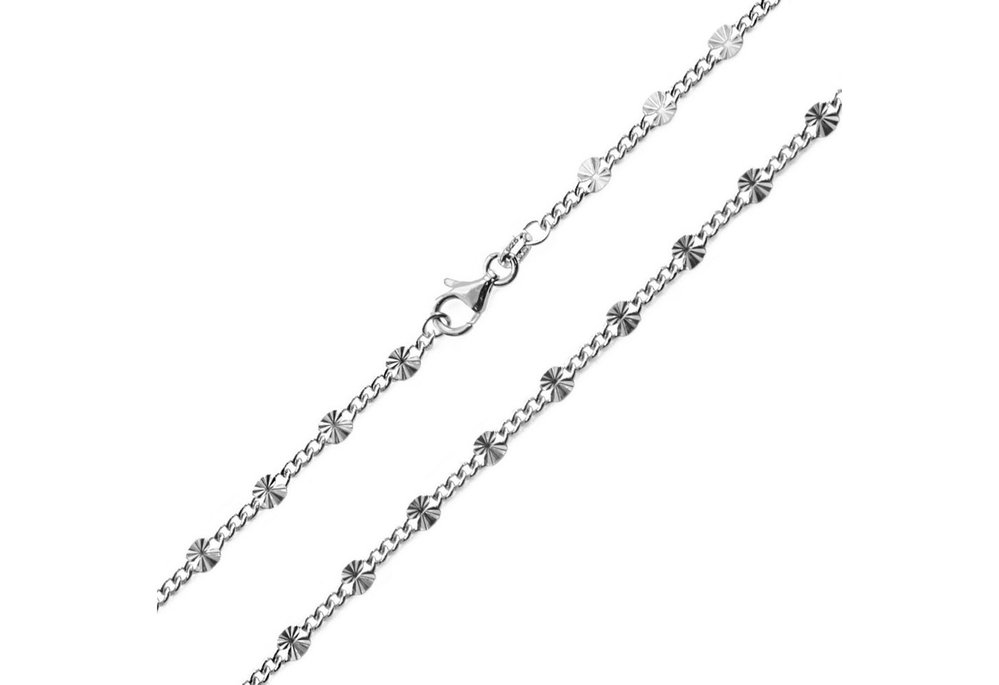 Cavill Silberkette Cavill Feine 925 Silberkette, 45 cm, leicht, poliert, Damen Schmuck (1-tlg) von Cavill