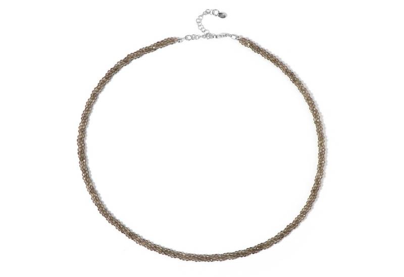 Cavill Silberkette Cavill Rauchquarz Halskette Damen 925 Sterling Silber 44,53 ct Perlen (1-tlg) von Cavill