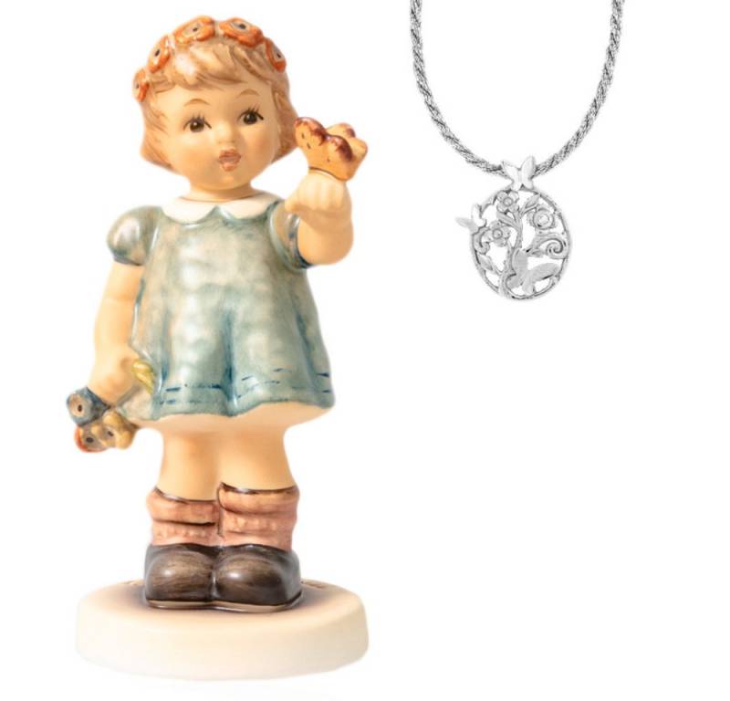 Cavill Silberkette Cavill Silberkette mit Hummel Anhänger, Weißer Topas 0,11 ct (1-tlg) von Cavill