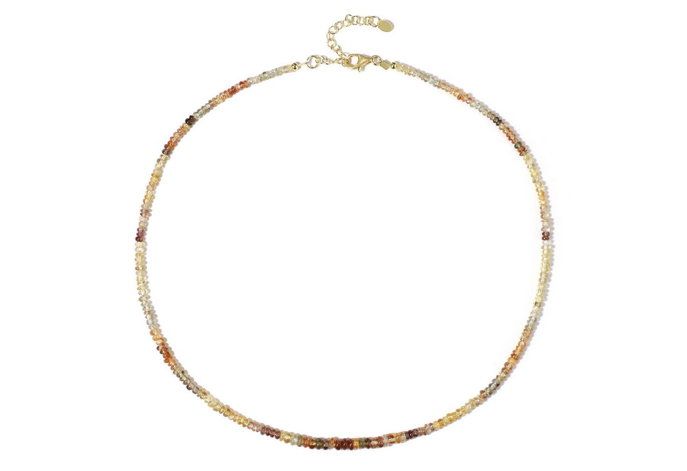 Cavill Silberkette Cavill Zirkon Halskette 67,17 ct, vergoldetes 925 Silber, verstellbar (1-tlg) von Cavill