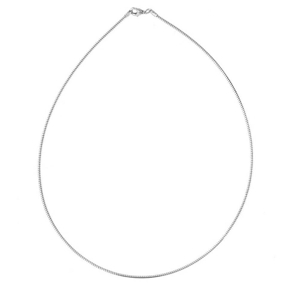 Cavill Silberkette Cavill elegante 925 Silber Omega-Halskette Damen 50 cm Rund (1-tlg) von Cavill