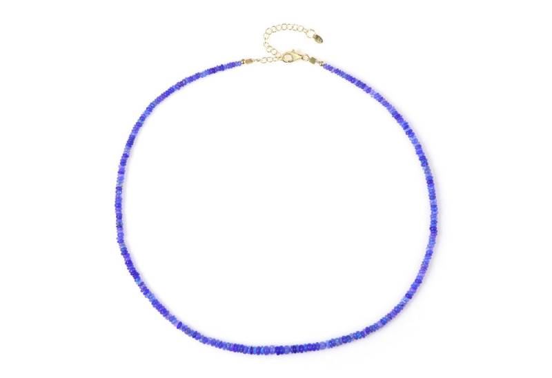 Cavill Silberkette Lavendel Opal 26,2 ct, 925 Silber vergoldet, Damen Echtschmuck, 45 cm (1-tlg) von Cavill