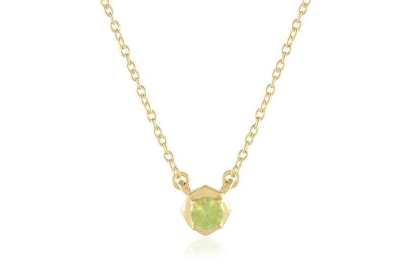 Cavill Silberkette Sphen Kette Madagaskar 0,465 ct Brillant vergoldet 925 Silber (1-tlg) von Cavill