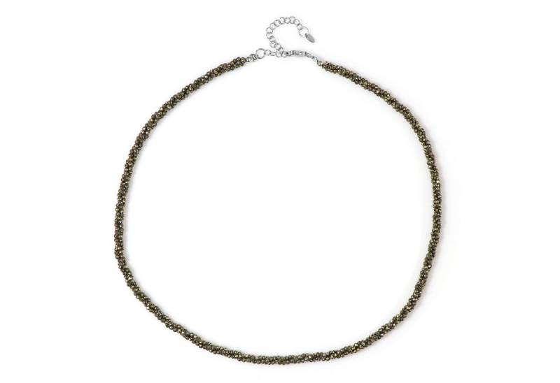 Cavill Silberkette Cavill Halskette 925 Silber mit 68,17 ct facettiertem Pyrit (1-tlg) von Cavill