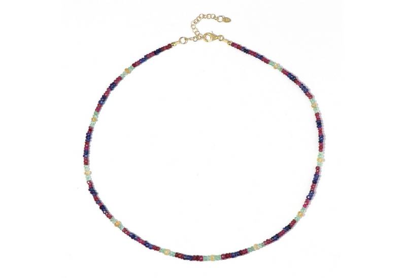 Cavill Silberkette Cavill Edelstein Halskette 925 Silber, Rubin 47,10 ct, verstellbar (1-tlg) von Cavill