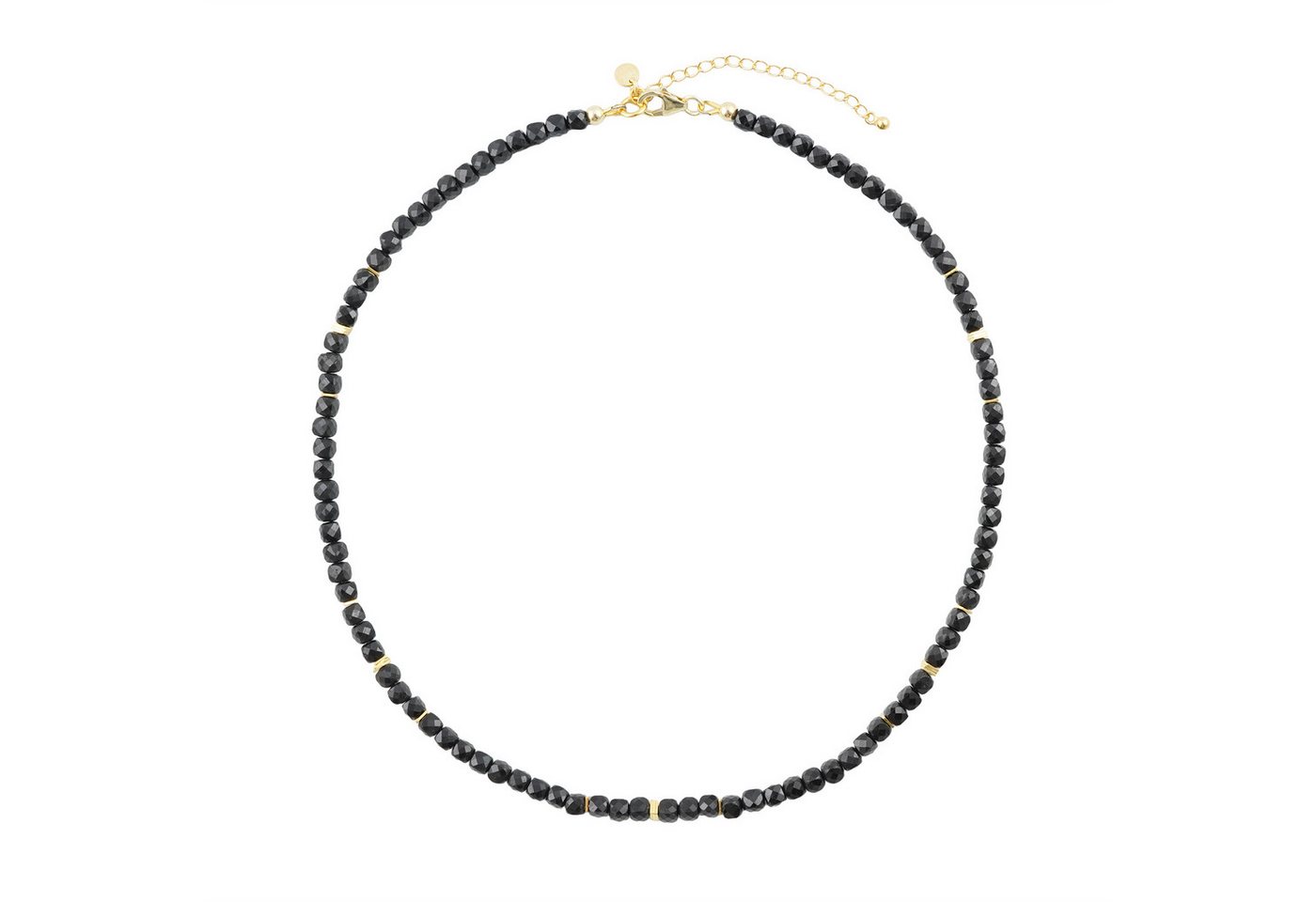 Cavill Silberkette Cavill Turmalin Perlenkette 89,95 ct, vergoldet 925er Silber, Damen (1-tlg) von Cavill