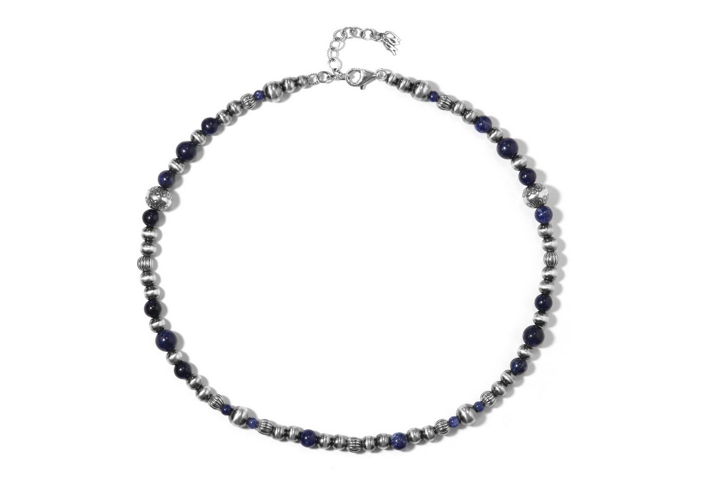 Cavill Silberkette Cavill Halskette Sterlingsilber 31,14 ct Sodalith, Tiefblau rund (1-tlg) von Cavill