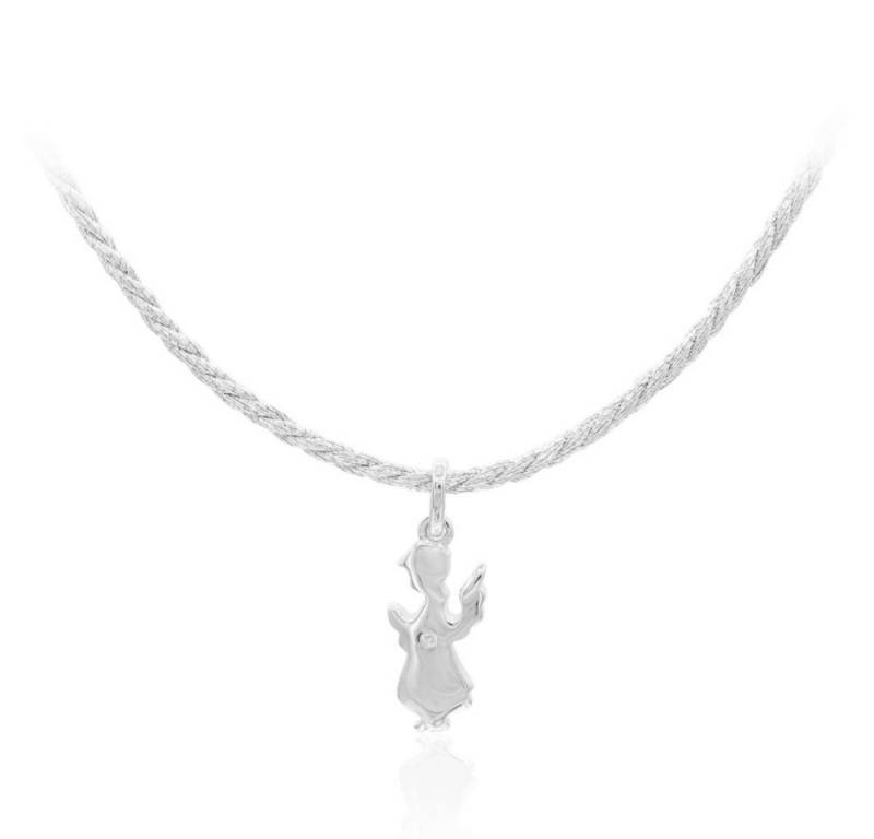 Cavill Silberkette Silberkette 925 mit Hummelfigur und Topas 0,01 ct, geflochten (1-tlg) von Cavill