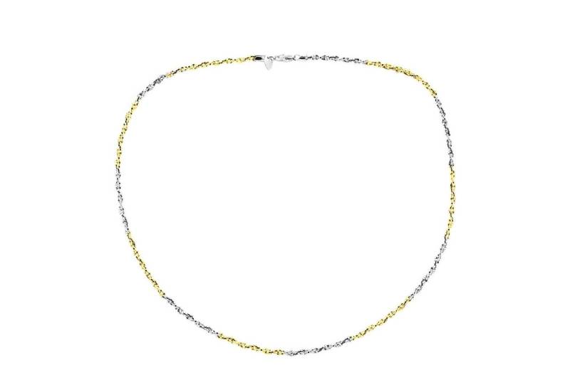 Cavill Silberkette Cavill 925 Sterling Silber Damen Kette 45 cm, zweifarbig Gold (1-tlg) von Cavill