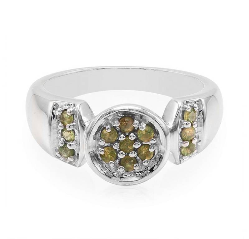Cavill Silberring Alexandrit Farbwechsel Ring 0,3 ct Silber 925 Pavé Damen (1-tlg) von Cavill