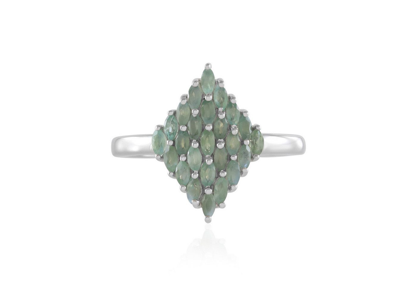 Cavill Silberring Alexandrit Ring 0,82 ct 925 Sterling Silber platinbeschichtet, Damen (1-tlg) von Cavill