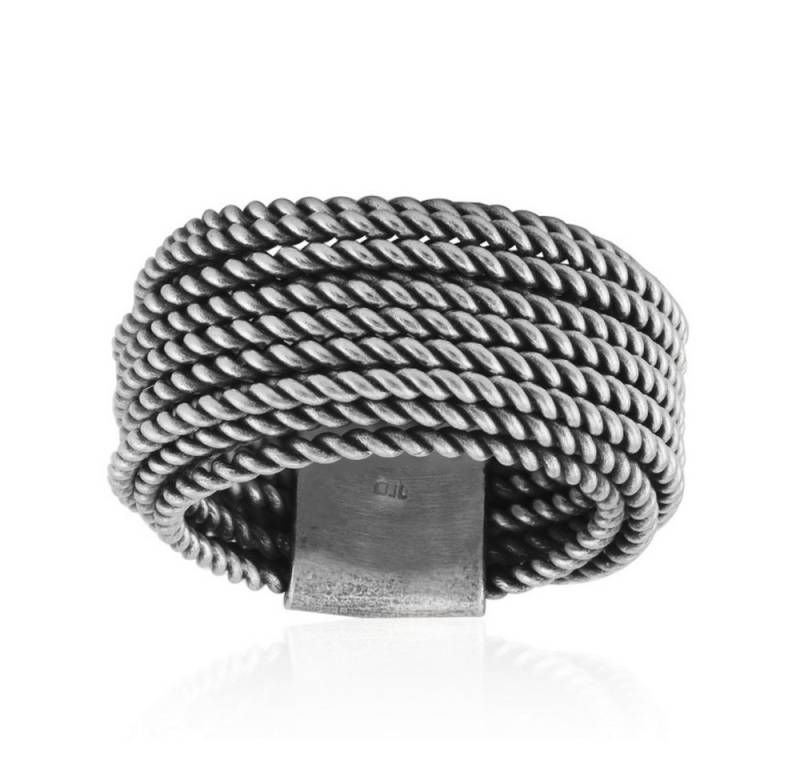 Cavill Silberring Cavill eleganter Ring aus 925er Sterlingsilber, geflochten, Damen (1-tlg) von Cavill