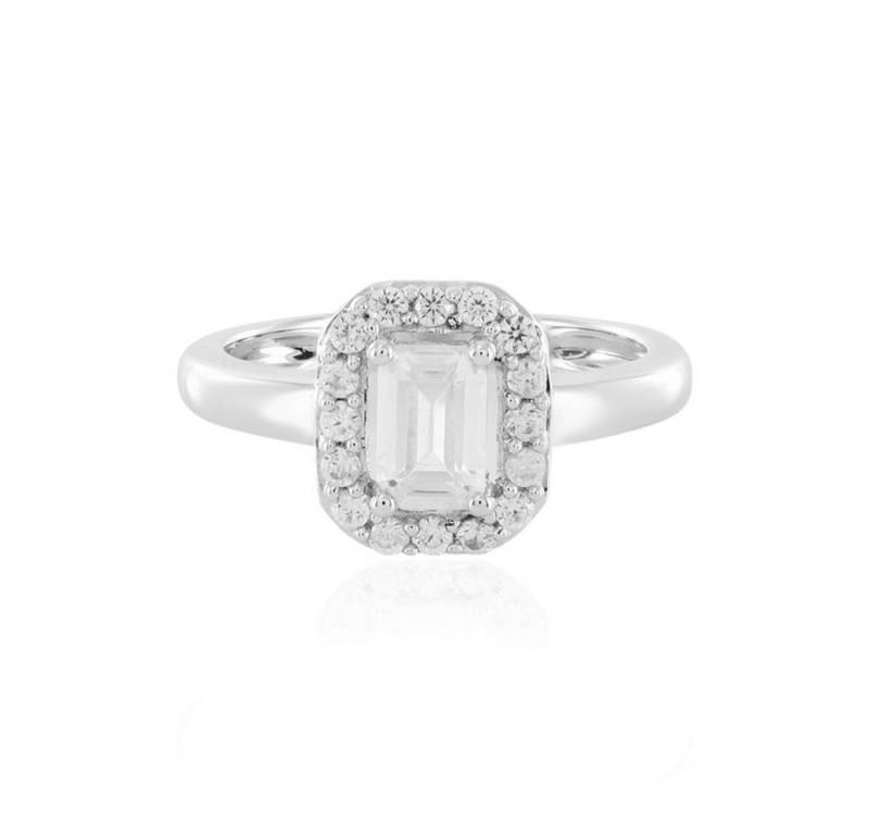Cavill Silberring Cavill Ring 1,02 ct Zirkon, 925 Sterling Silber, Damen Schmuck (1-tlg) von Cavill