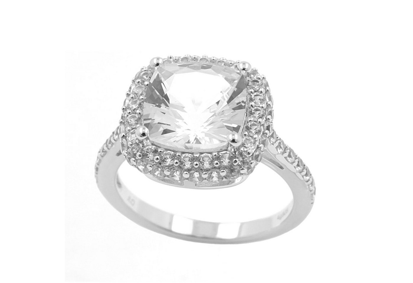 Cavill Silberring Cavill Ring 2,7 ct Danburit & 3,99 ct Zirkon in 925 Silber (1-tlg) von Cavill