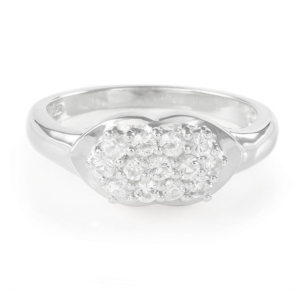 Cavill Silberring Cavill Ring Weißer Topas 0,50 ct Brillantschliff 925 Silber Oval (1-tlg) von Cavill