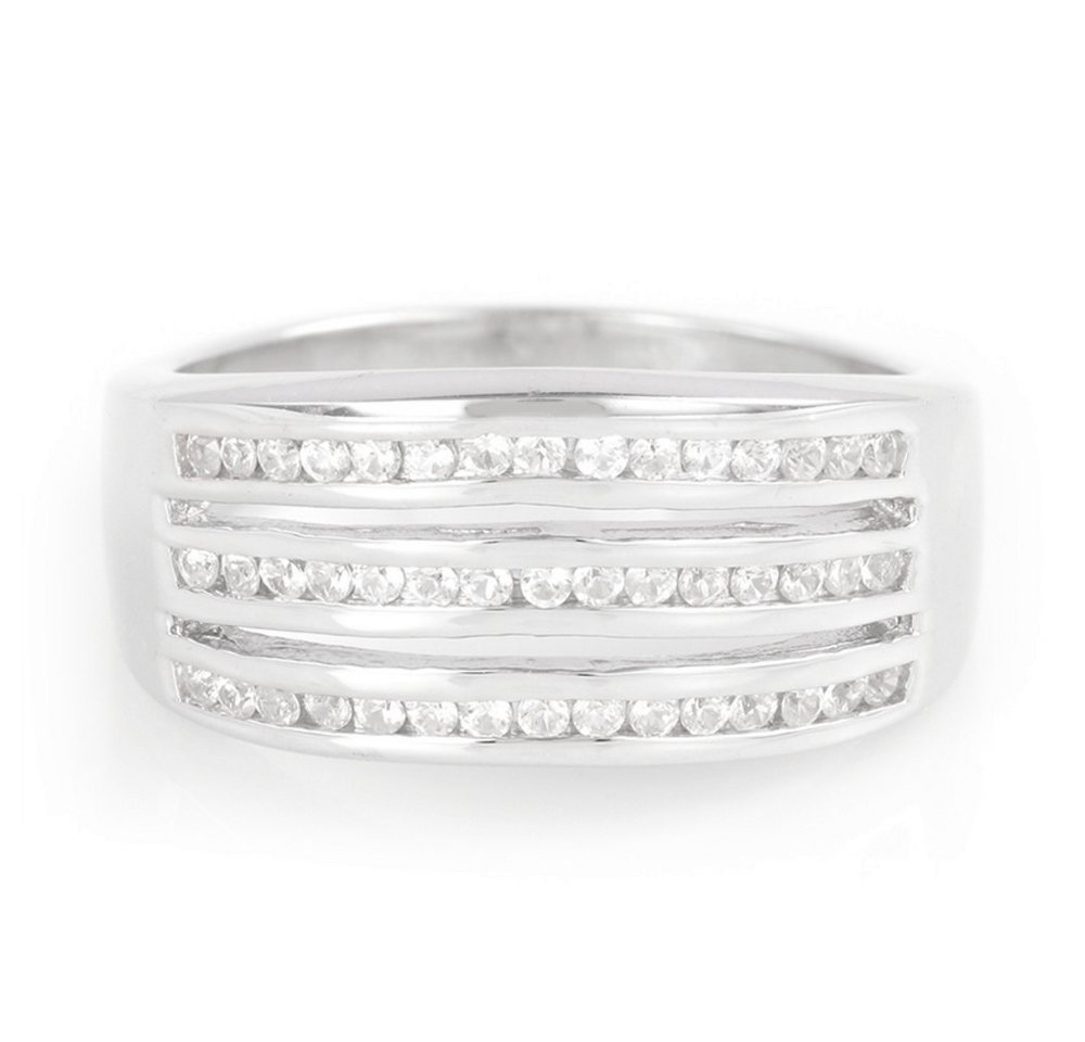 Cavill Silberring Cavill Ring aus 925 Sterling Silber, Zirkon 0,50 ct, Brillantschliff (1-tlg) von Cavill