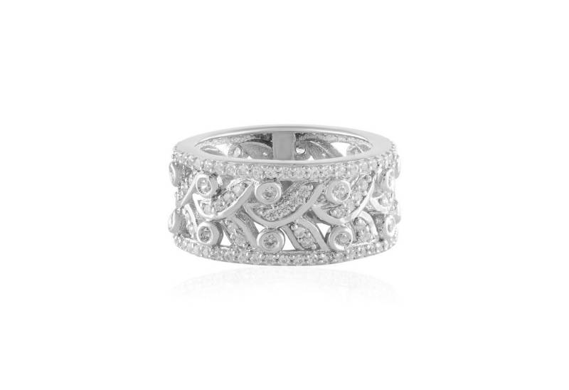 Cavill Silberring Cavill Ring aus 925 Sterlingsilber mit 1,38 ct Zirkon, Pave Zirkonia (1-tlg) von Cavill