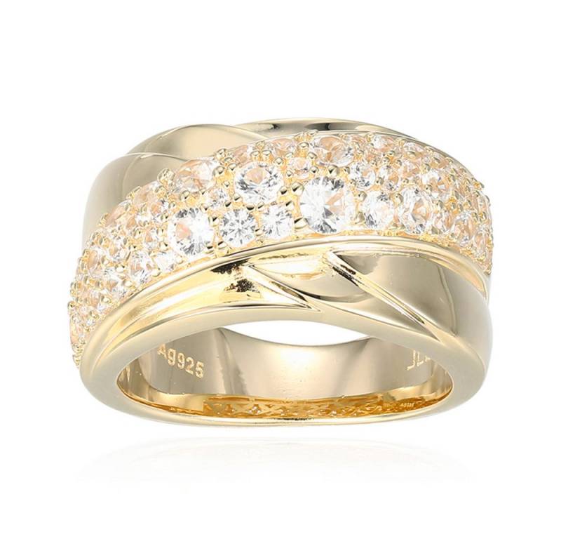 Cavill Silberring Cavill Silberring 1,73 ct Zirkon, vergoldet, elegant, Damen (1-tlg) von Cavill