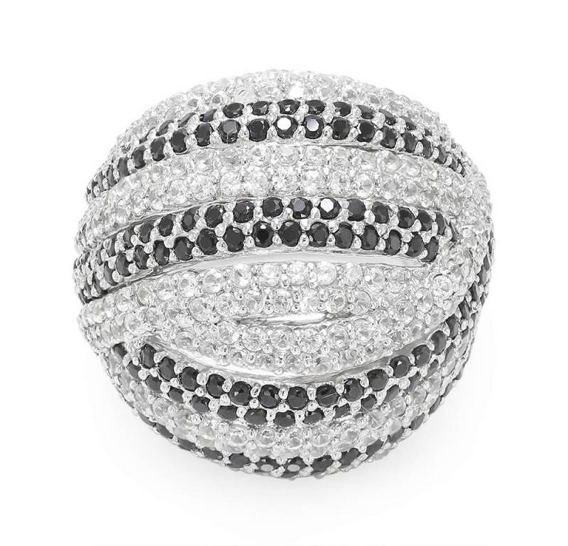 Cavill Silberring Cavill Silberring 7,29 ct Spinelle & Zirkone, Pave-Fassung, Gr.17 (1-tlg) von Cavill