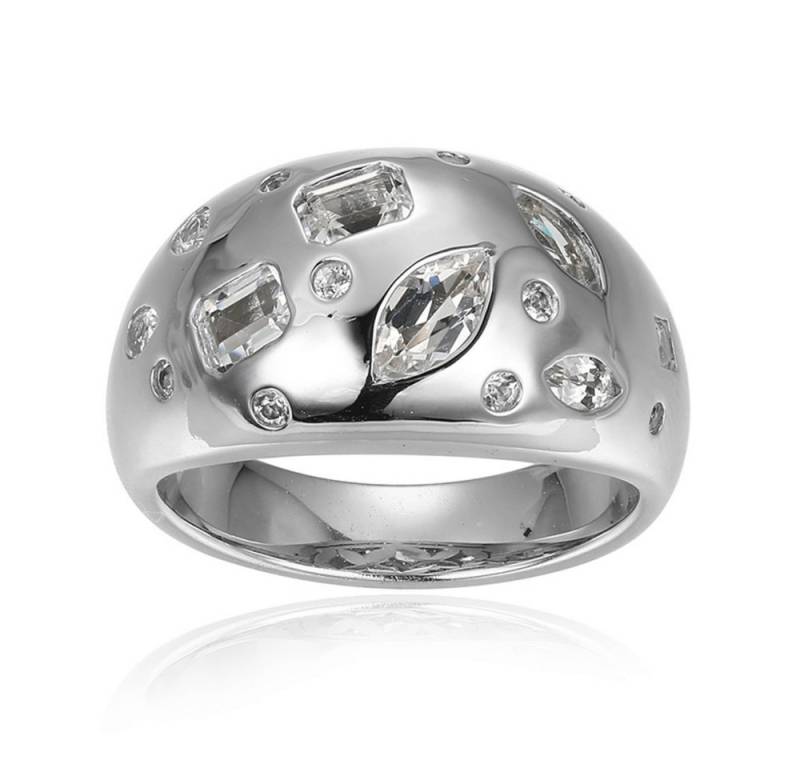 Cavill Silberring Cavill Sterling Silberring Damen, 0,909 ct Weißer Topas, modern (1-tlg) von Cavill