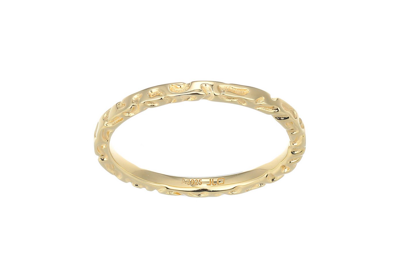 Cavill Silberring Cavill Sterlingsilber Ring 925, vergoldet, Wellen-Design, Damen (1-tlg) von Cavill