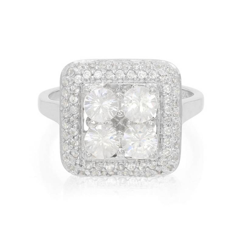 Cavill Silberring Cavill Zirkonring aus 925 Sterling Silber, 2,01 ct funkelnde Zirkone (1-tlg) von Cavill