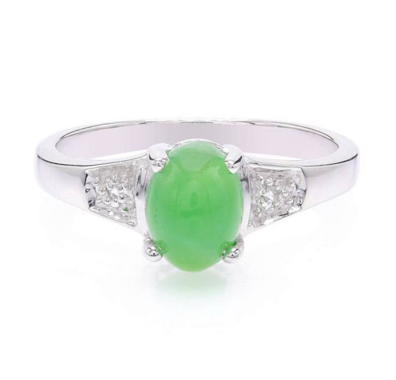 Cavill Silberring Cavill Ring 1,05 ct Chrysopras, 925 Sterling Silber, grün elegant (1-tlg) von Cavill