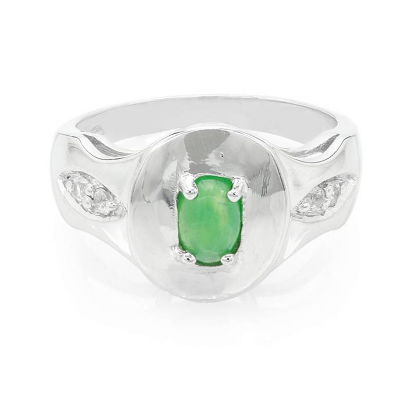 Cavill Silberring Cavill Sterlingsilberring 0,46 ct Weißer Topas Pavé elegant (1-tlg) von Cavill