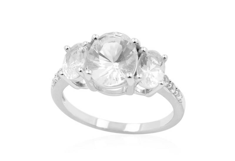 Cavill Silberring Cavill Ring Sterling Silber mit 2,47 ct ovalem Danburit & Zirkonia (1-tlg) von Cavill