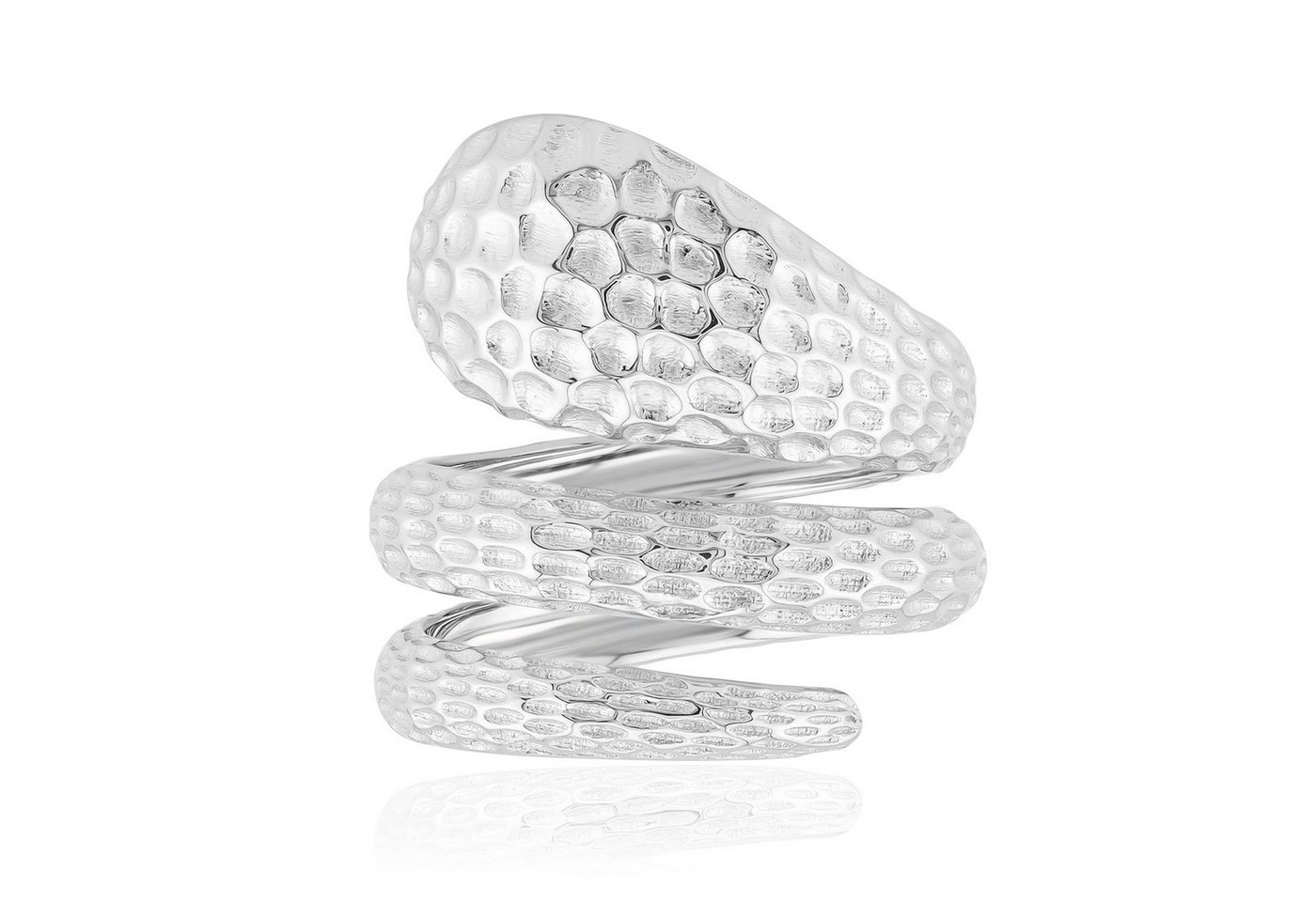 Cavill Silberring Cavill Ring aus 925 Sterling Silber, platinbeschichtet, Damen 16-20 (1-tlg) von Cavill