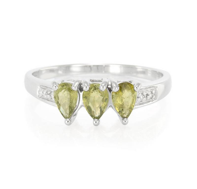 Cavill Silberring Cavill Ring aus platin. Sterlingsilber, 3,0 ct Kupfer-Turmalin (1-tlg) von Cavill