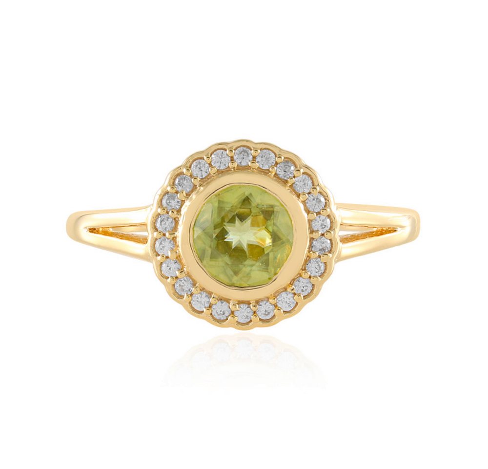 Cavill Silberring Cavill eleganter Sphen Ring 0,71 ct Gold 925er Silber Zirkonia (1-tlg) von Cavill