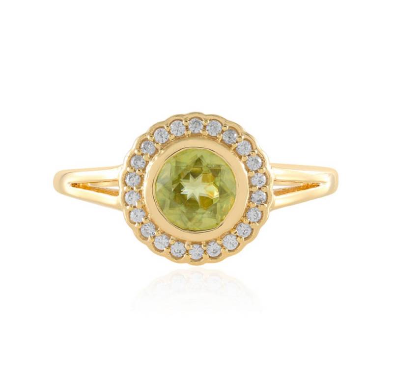 Cavill Silberring Cavill eleganter Sphen Ring 0,71 ct Gold 925er Silber Zirkonia (1-tlg) von Cavill