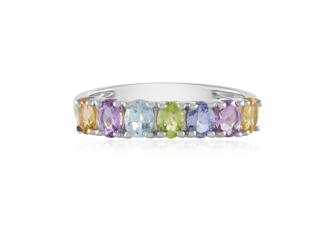 Cavill Silberring Cavill Silberring 925 rhodiniert, 1,13 ct Ovalschliff Damen (1-tlg) von Cavill