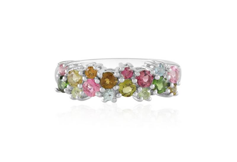 Cavill Silberring Cavill Sterlingsilber Ring plattiert mit 1,20 ct bunter Turmalin (1-tlg) von Cavill