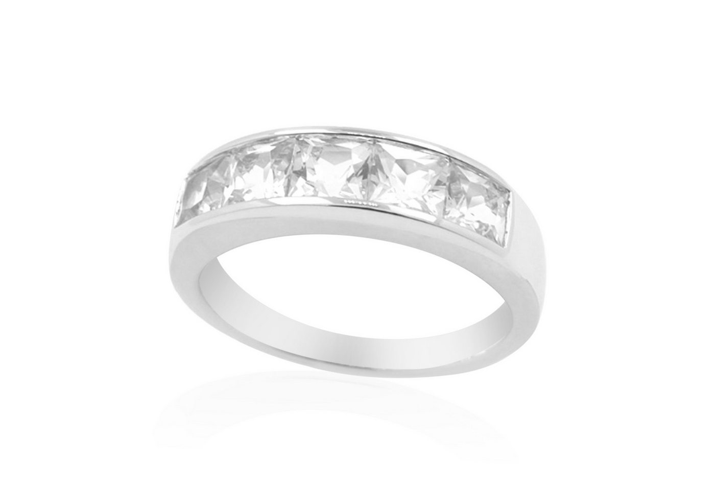 Cavill Silberring Cavill Damenring 925 Sterlingsilber mit 1,53 ct quadratischem Danburit (1-tlg) von Cavill