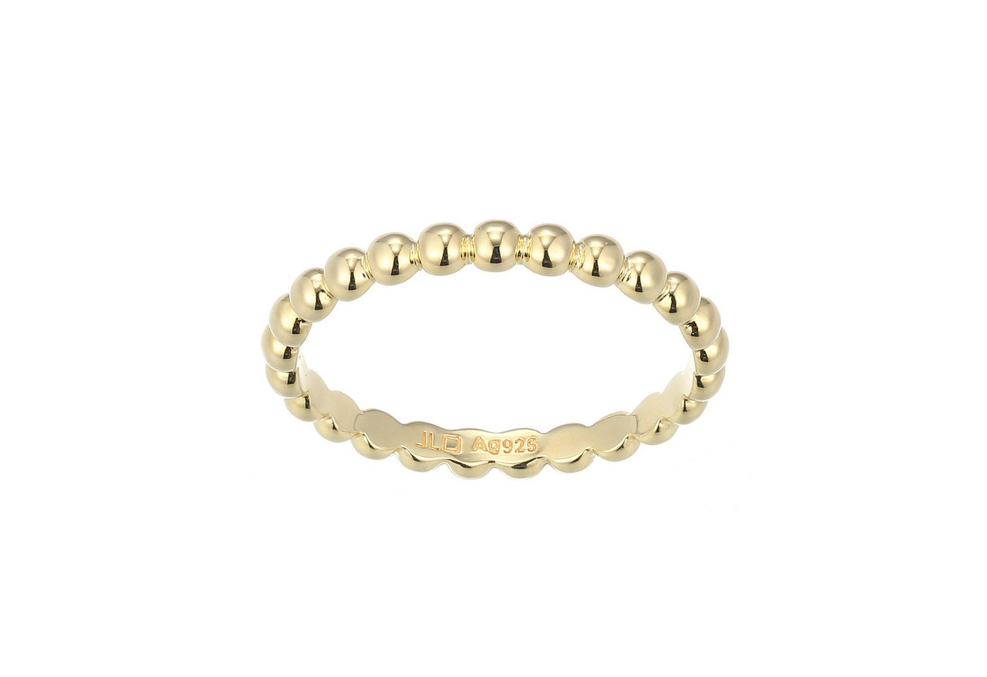 Cavill Silberring Cavill Damenring 925 Sterling Silber vergoldet, Perlenstruktur (1-tlg) von Cavill