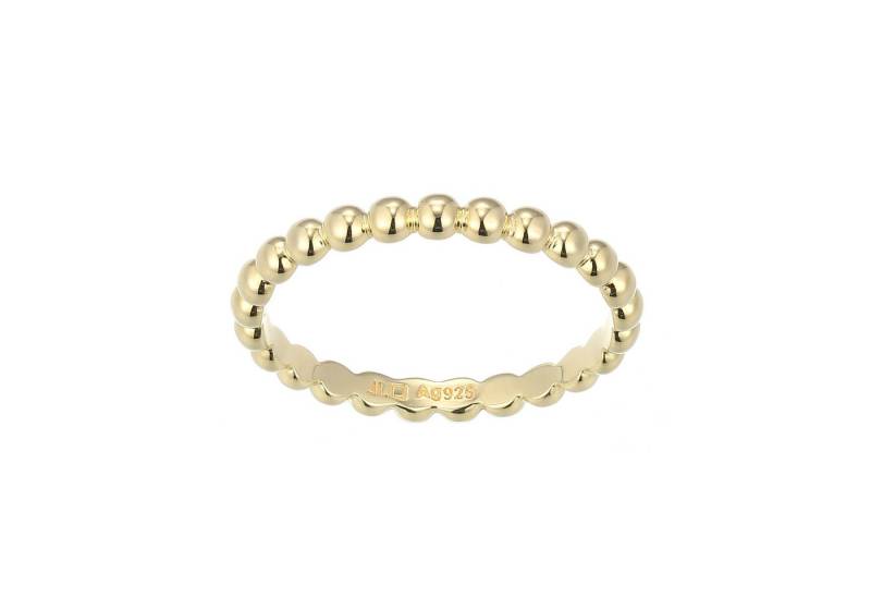 Cavill Silberring Cavill Damenring 925 Sterling Silber vergoldet, Perlenstruktur (1-tlg) von Cavill