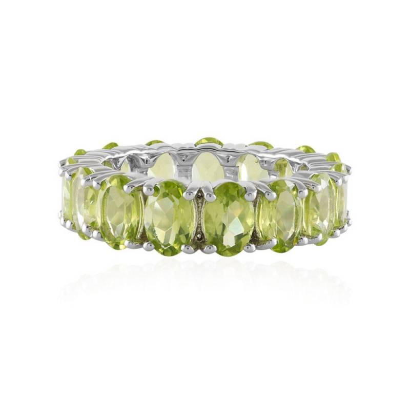 Cavill Silberring Peridot Ring Oval 24x24 mm, Sterlingsilber Damen Echtschmuck (1-tlg) von Cavill